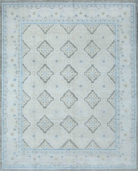 Hand Knotted Serenity Wool Rug - 8' 1" X 10' 2" 8' 1" X 10' 2" (246 X 310) / Grey / Wool