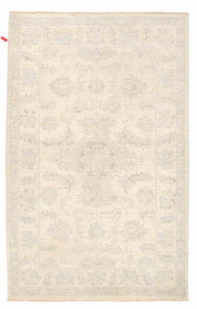 Hand Knotted Serenity Wool Rug - 3' 2" X 4' 11" 3' 2" X 4' 11" (97 X 150) / Grey / Wool