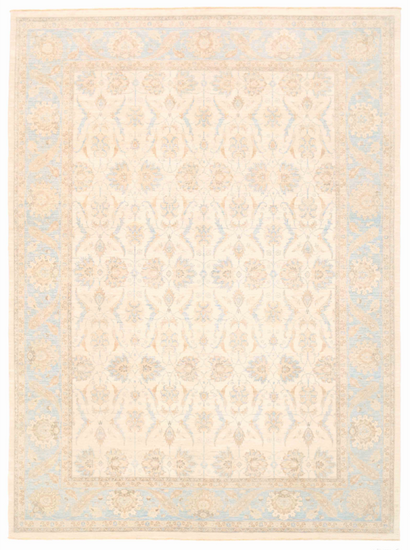 Hand Knotted Serenity Wool Rug - 10' 1" X 13' 9" 10' 1" X 13' 9" (307 X 419) / Ivory / Wool