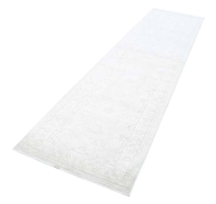 Hand Knotted Serenity Wool Rug - 2' 11" X 11' 2" 2' 11" X 11' 2" (89 X 340) / Ivory / Wool