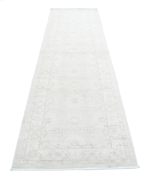 Hand Knotted Serenity Wool Rug - 2' 11" X 11' 2" 2' 11" X 11' 2" (89 X 340) / Ivory / Wool