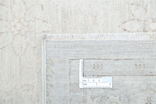 Hand Knotted Serenity Wool Rug - 2' 11" X 11' 2" 2' 11" X 11' 2" (89 X 340) / Ivory / Wool