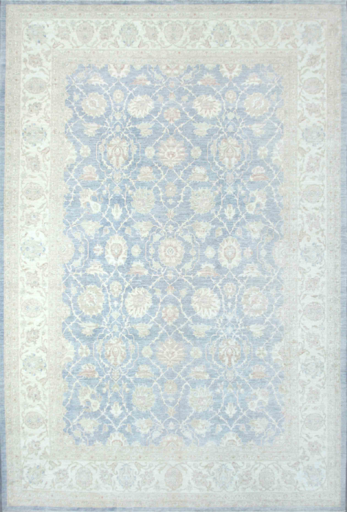 Hand Knotted Serenity Wool Rug - 10' 0" X 14' 4" 10' 0" X 14' 4" (305 X 437) / Grey / Wool