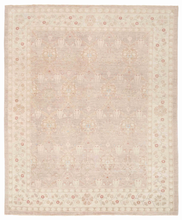 Hand Knotted Serenity Wool Rug - 8' 2" X 9' 11" 8' 2" X 9' 11" (249 X 302) / Taupe / Wool