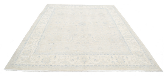 Hand Knotted Serenity Wool Rug - 8' 1" X 9' 8" 8' 1" X 9' 8" (246 X 295) / Ivory / Wool