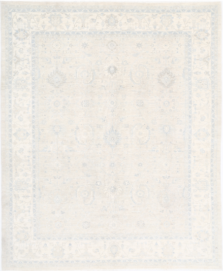 Hand Knotted Serenity Wool Rug - 8' 1" X 9' 8" 8' 1" X 9' 8" (246 X 295) / Ivory / Wool