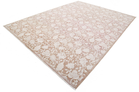 Hand Knotted Serenity Wool Rug - 8' 10" X 11' 5" 8' 10" X 11' 5" (269 X 348) / Taupe / Wool