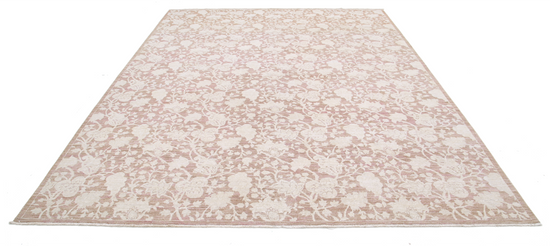 Hand Knotted Serenity Wool Rug - 8' 10" X 11' 5" 8' 10" X 11' 5" (269 X 348) / Taupe / Wool