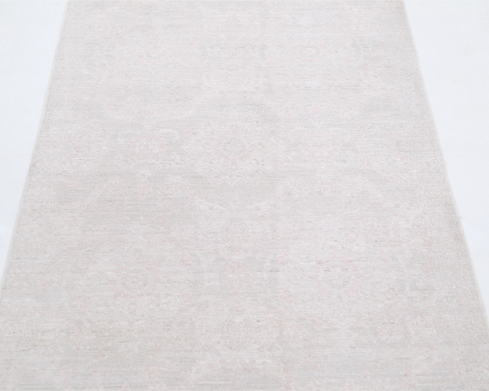 Hand Knotted Serenity Wool Rug - 3' 0" X 11' 0" 3' 0" X 11' 0" (91 X 335) / Grey / Wool