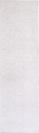 Hand Knotted Serenity Wool Rug - 3' 0" X 11' 0" 3' 0" X 11' 0" (91 X 335) / Grey / Wool