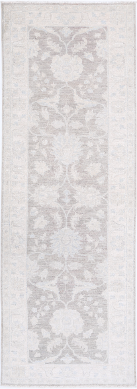 Hand Knotted Serenity Wool Rug - 2' 8" X 8' 0" 2' 8" X 8' 0" (81 X 244) / Brown / Wool