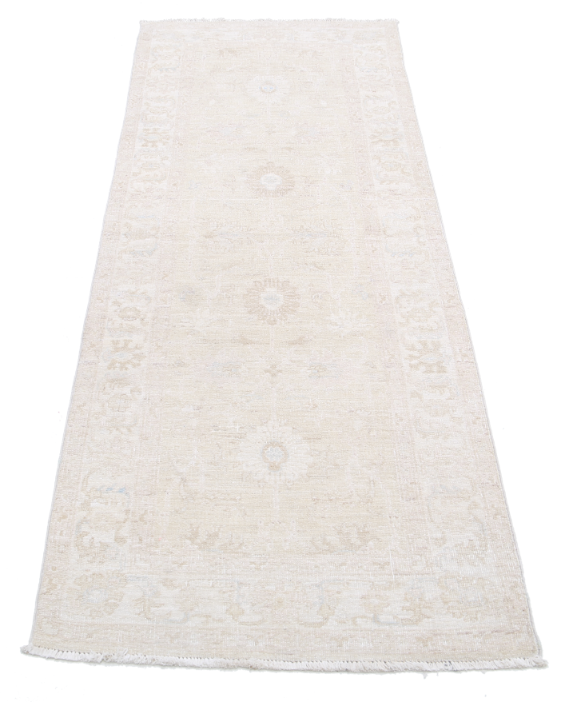 Hand Knotted Serenity Wool Rug - 2' 4" X 6' 7" 2' 4" X 6' 7" (71 X 201) / Taupe / Wool