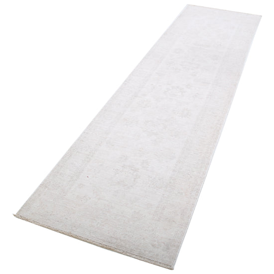 Hand Knotted Serenity Wool Rug - 2' 6" X 9' 9" 2' 6" X 9' 9" (76 X 297) / Ivory / Wool