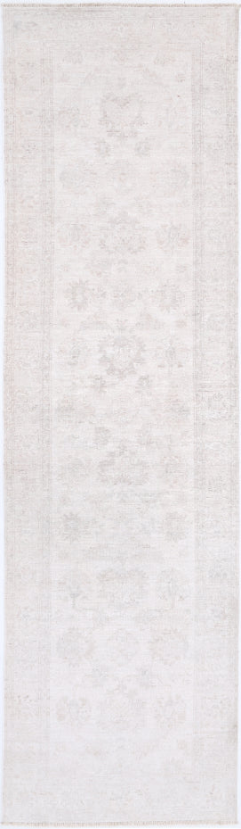 Hand Knotted Serenity Wool Rug - 2' 6" X 9' 9" 2' 6" X 9' 9" (76 X 297) / Ivory / Wool