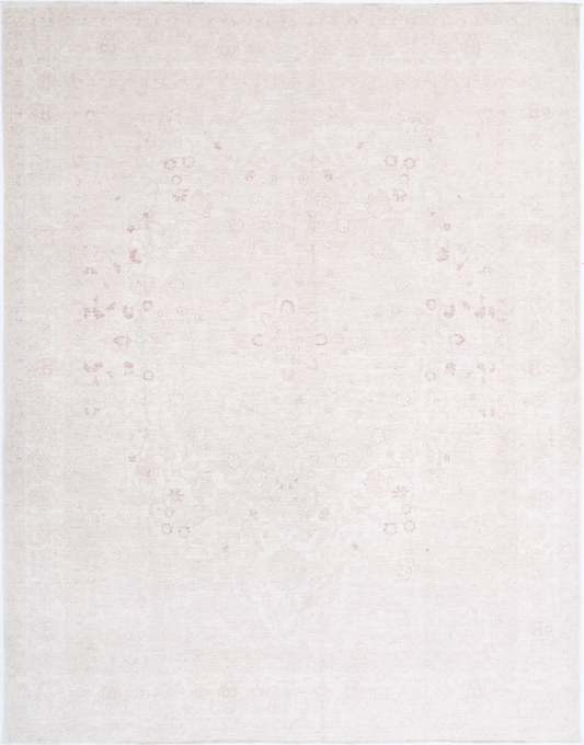 Hand Knotted Serenity Wool Rug - 8' 9" X 11' 3" 8' 9" X 11' 3" (267 X 343) / Ivory / Wool