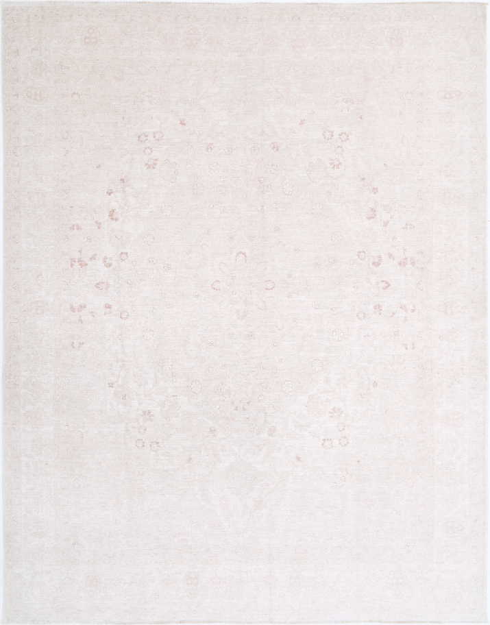 Hand Knotted Serenity Wool Rug - 8' 9" X 11' 3" 8' 9" X 11' 3" (267 X 343) / Ivory / Wool