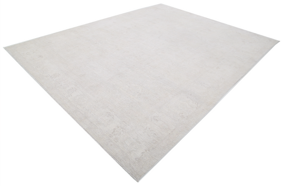 Hand Knotted Serenity Wool Rug - 8' 11" X 11' 10" 8' 11" X 11' 10" (272 X 361) / Ivory / Wool