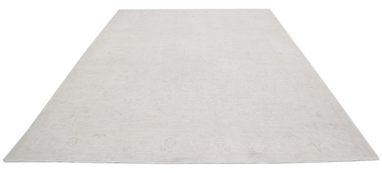 Hand Knotted Serenity Wool Rug - 8' 11" X 11' 10" 8' 11" X 11' 10" (272 X 361) / Ivory / Wool