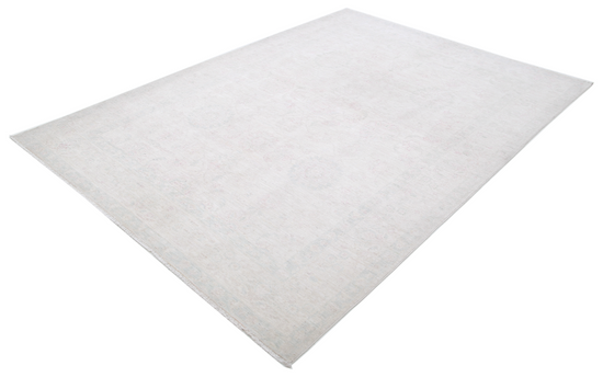 Hand Knotted Serenity Wool Rug - 6' 2" X 8' 5" 6' 2" X 8' 5" (188 X 257) / Ivory / Wool