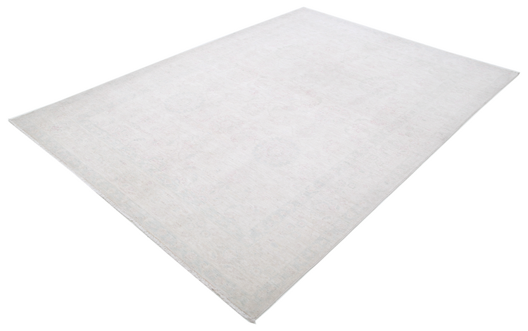 Hand Knotted Serenity Wool Rug - 6' 2" X 8' 5" 6' 2" X 8' 5" (188 X 257) / Ivory / Wool