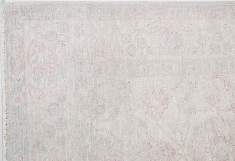 Hand Knotted Serenity Wool Rug - 6' 2" X 8' 5" 6' 2" X 8' 5" (188 X 257) / Ivory / Wool