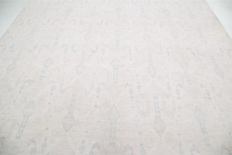 Hand Knotted Serenity Wool Rug - 9' 10" X 14' 2" 9' 10" X 14' 2" (300 X 432) / Ivory / Wool