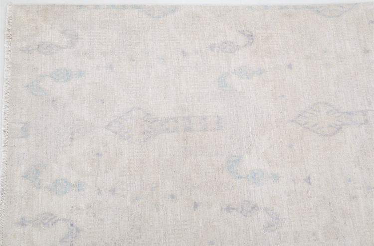 Hand Knotted Serenity Wool Rug - 9' 10" X 14' 2" 9' 10" X 14' 2" (300 X 432) / Ivory / Wool