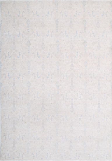 Hand Knotted Serenity Wool Rug - 9' 10" X 14' 2" 9' 10" X 14' 2" (300 X 432) / Ivory / Wool