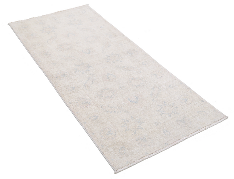 Hand Knotted Serenity Wool Rug - 2' 7" X 5' 7" 2' 7" X 5' 7" (79 X 170) / Ivory / Wool