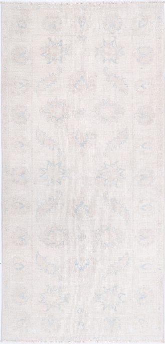 Hand Knotted Serenity Wool Rug - 2' 7" X 5' 7" 2' 7" X 5' 7" (79 X 170) / Ivory / Wool