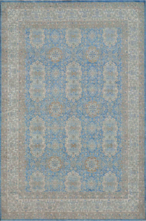 Hand Knotted Serenity Wool Rug - 9' 0" X 13' 3" 9' 0" X 13' 3" (274 X 404) / Blue / Wool