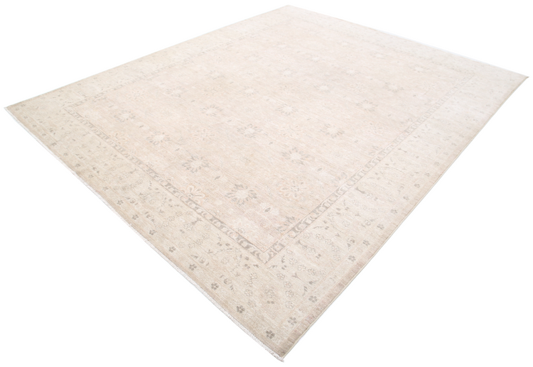 Hand Knotted Serenity Wool Rug - 8' 0" X 9' 8" 8' 0" X 9' 8" (244 X 295) / Ivory / Wool