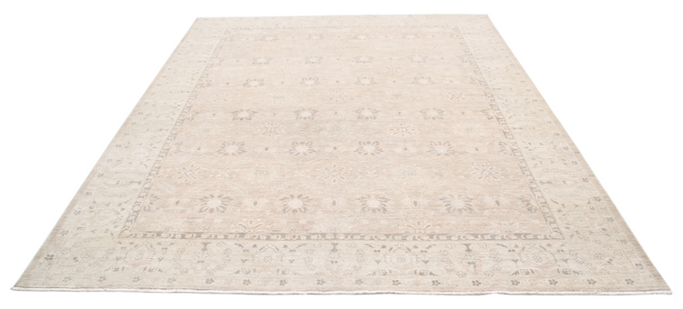 Hand Knotted Serenity Wool Rug - 8' 0" X 9' 8" 8' 0" X 9' 8" (244 X 295) / Ivory / Wool