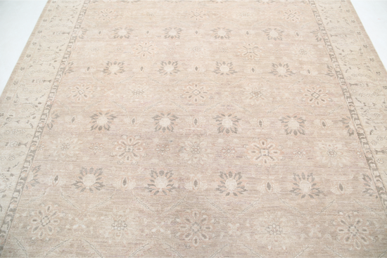 Hand Knotted Serenity Wool Rug - 8' 0" X 9' 8" 8' 0" X 9' 8" (244 X 295) / Ivory / Wool