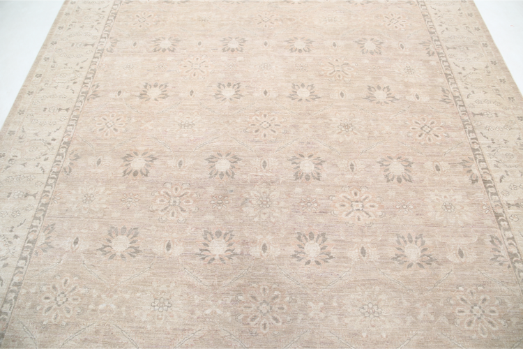 Hand Knotted Serenity Wool Rug - 8' 0" X 9' 8" 8' 0" X 9' 8" (244 X 295) / Ivory / Wool