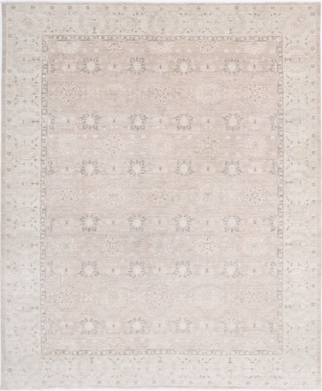 Hand Knotted Serenity Wool Rug - 8' 0" X 9' 8" 8' 0" X 9' 8" (244 X 295) / Ivory / Wool