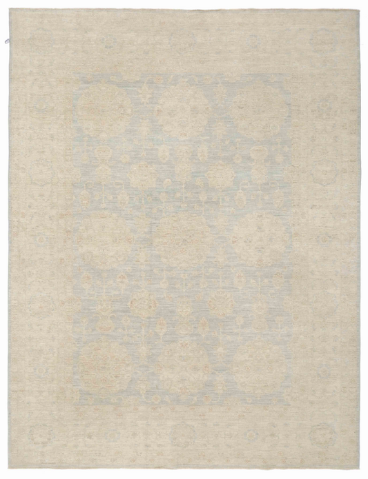 Hand Knotted Serenity Wool Rug - 8' 1" X 10' 5" 8' 1" X 10' 5" (246 X 318) / Blue / Wool