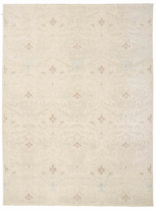 Hand Knotted Serenity Wool Rug - 10' 1" X 13' 7" 10' 1" X 13' 7" (307 X 414) / Grey / Wool