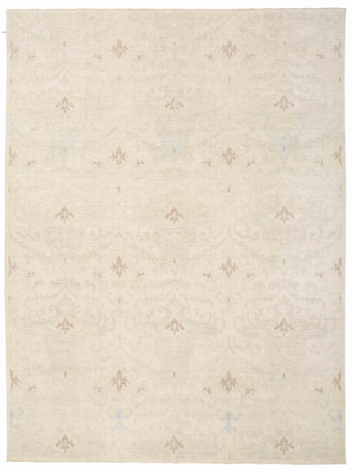 Hand Knotted Serenity Wool Rug - 10' 1" X 13' 7" 10' 1" X 13' 7" (307 X 414) / Grey / Wool