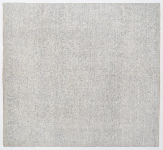 Hand Knotted Serenity Wool Rug - 8' 4" X 8' 11" 8' 4" X 8' 11" (254 X 272) / Grey / Wool