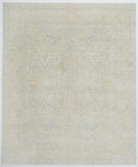 Hand Knotted Serenity Wool Rug - 11' 9" X 14' 6" 11' 9" X 14' 6" (358 X 442) / Grey / Wool