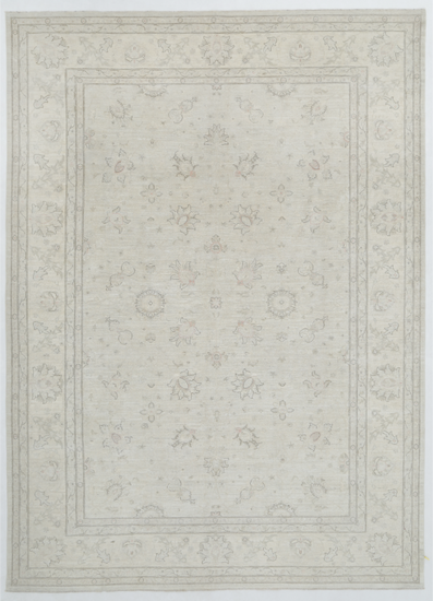 Hand Knotted Serenity Wool Rug - 9' 9" X 13' 4" 9' 9" X 13' 4" (297 X 406) / Ivory / Wool