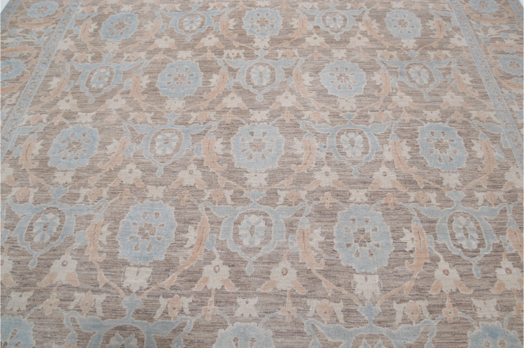 Hand Knotted Serenity Wool Rug - 8' 9" X 12' 9" 8' 9" X 12' 9" (267 X 389) / Brown / Wool