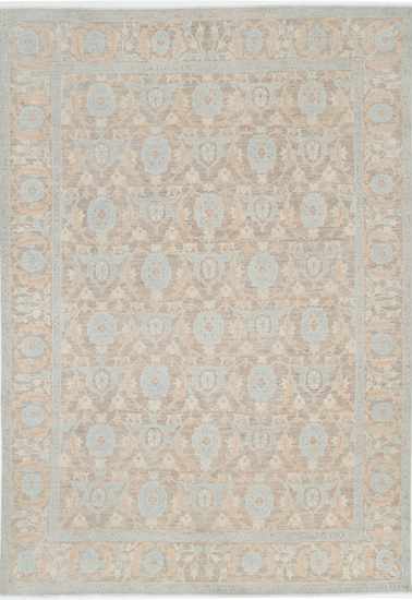 Hand Knotted Serenity Wool Rug - 8' 9" X 12' 9" 8' 9" X 12' 9" (267 X 389) / Brown / Wool