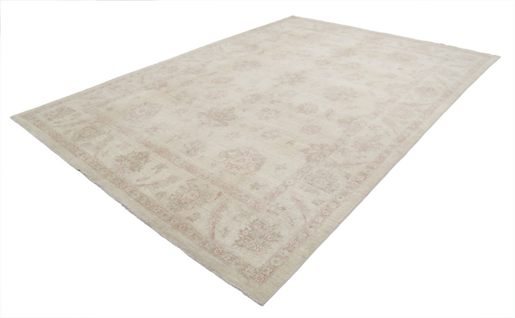 Hand Knotted Serenity Wool Rug - 9' 0" X 12' 3" 9' 0" X 12' 3" (274 X 373) / Ivory / Wool