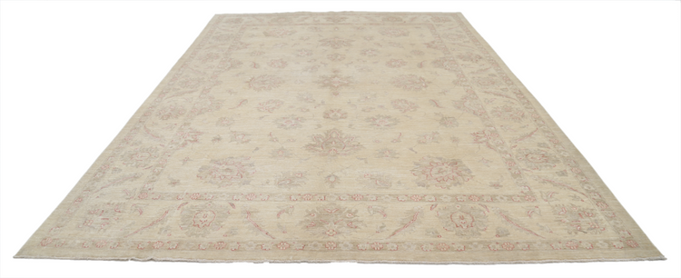 Hand Knotted Serenity Wool Rug - 9' 0" X 12' 3" 9' 0" X 12' 3" (274 X 373) / Ivory / Wool