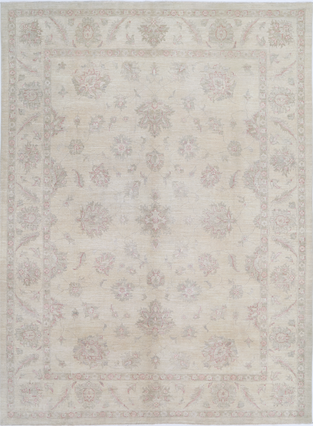 Hand Knotted Serenity Wool Rug - 9' 0" X 12' 3" 9' 0" X 12' 3" (274 X 373) / Ivory / Wool