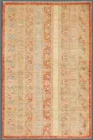 Hand Knotted Shaal Wool Rug - 3' 3" X 5' 0" 3' 3" X 5' 0" (99 X 152) / Multi / Wool