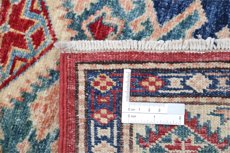 Hand Knotted Kazak Wool Rug - 2' 10" X 4' 2" 2' 10" X 4' 2" (86 X 127) / Red / Wool