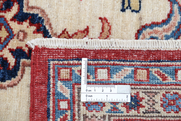 Hand Knotted Royal Kazak Wool Rug - 5'0'' x 6'8''
